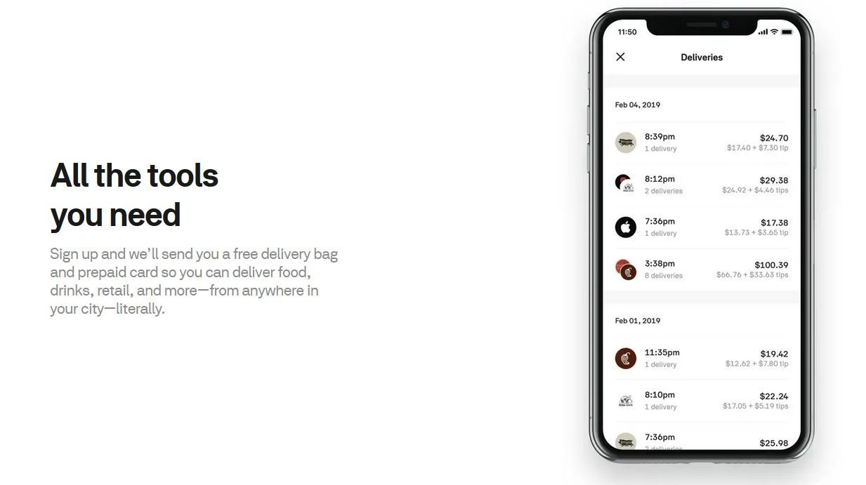 postmates driver pay rates review