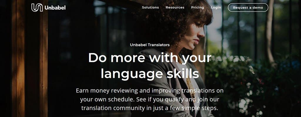 unbabel online translation jobs