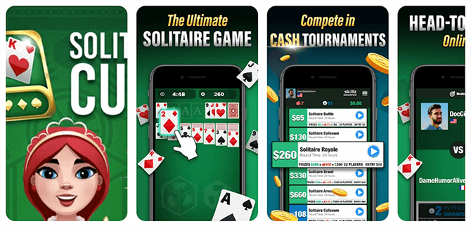 game apps that pay real money - Solitaire Cube