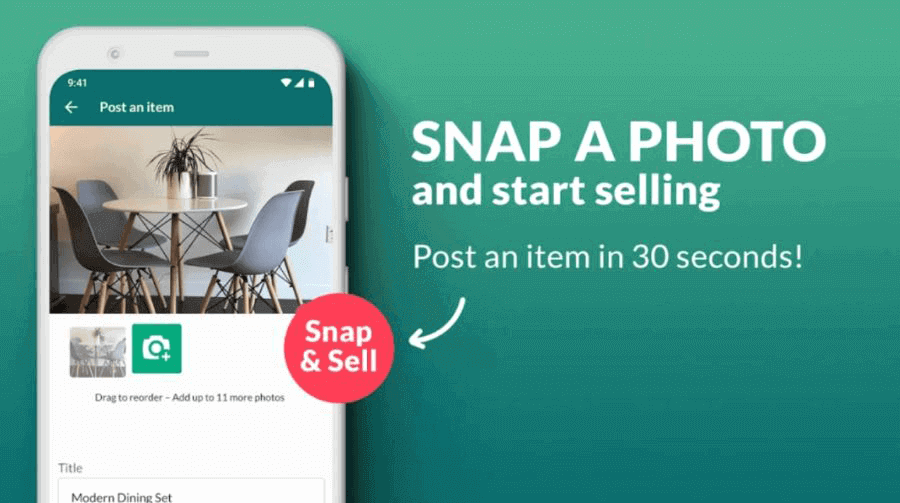 A homepage image of OfferUp website