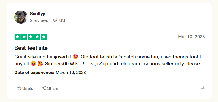 apps to sell feet pics - Feetloversonly reviews on Trustpilot