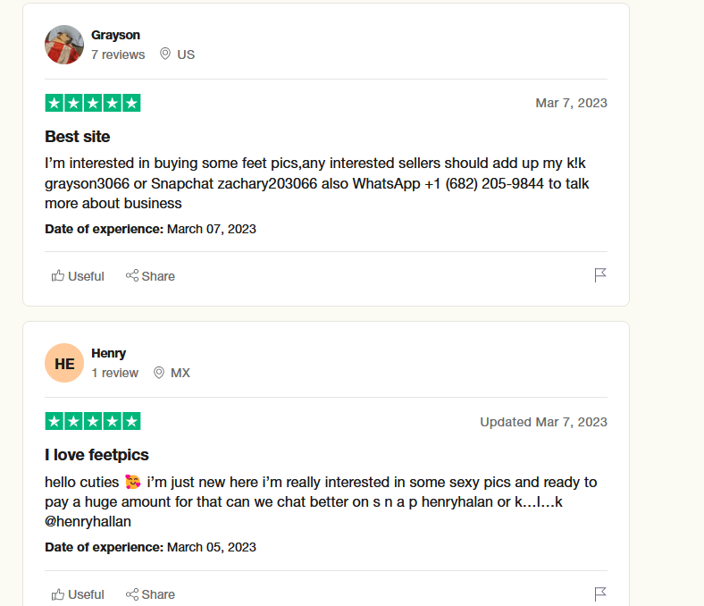 apps to sell feet pics - FeetPics reviews on Trustpilot