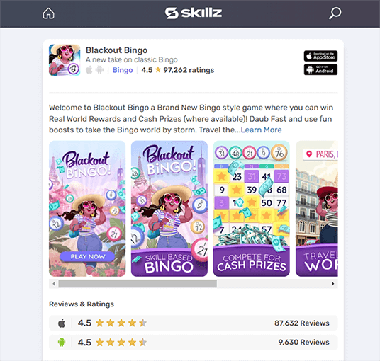 free bingo game apps- Blackout Bingo