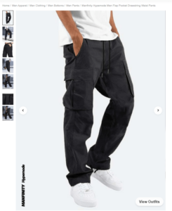Manfinity Hypemode Men Flap Pocket Drawstring Waist Pants - things to buy on shein