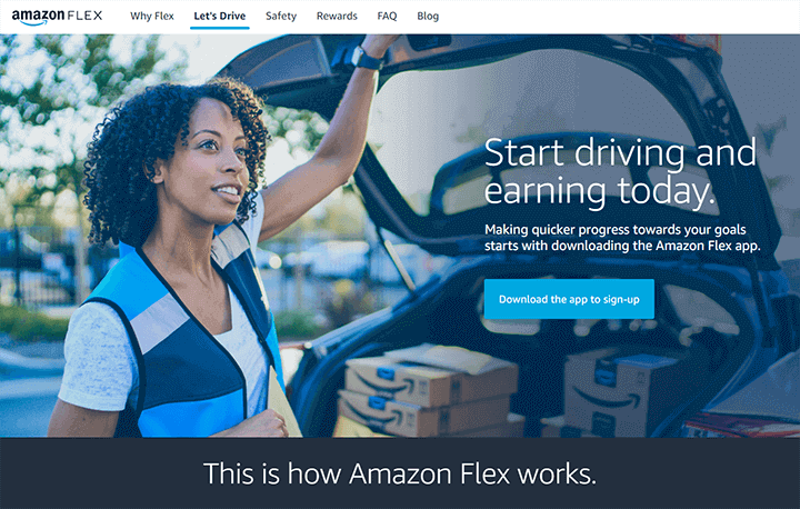 Best Side Income App - Amazon Flex