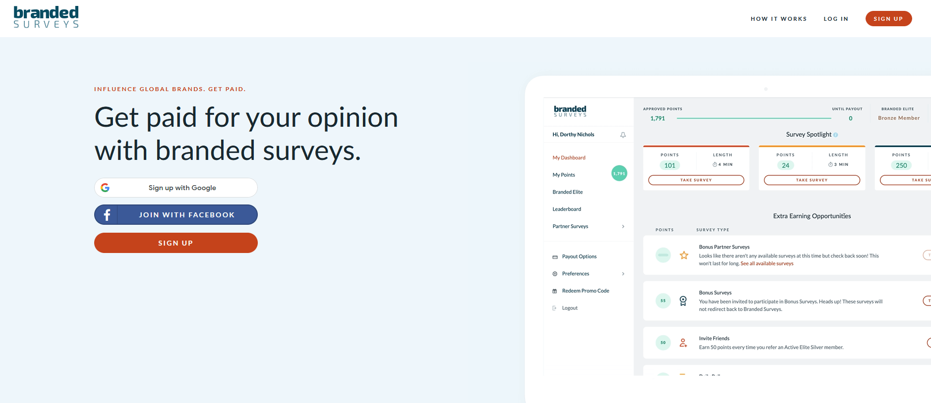 Sign-Up Bonus Instant Withdraw Apps - Branded Surveys