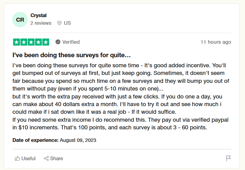 Opinion Outpost Reviews on Trustpilot 