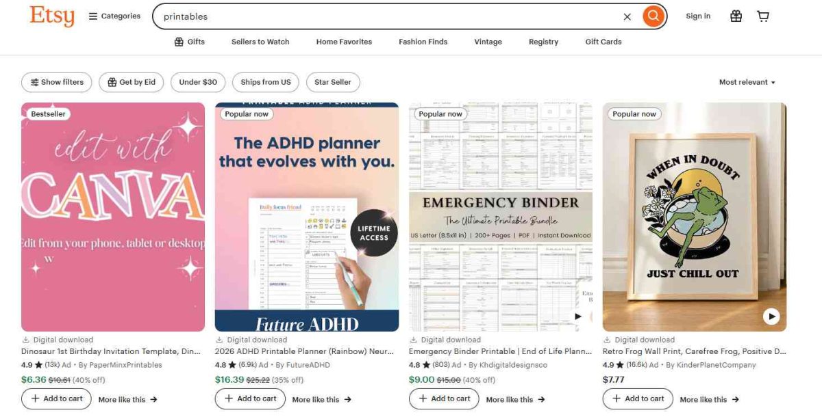 How To Sell Printables on Etsy? - Complete Guide (2026) - Dreamshala